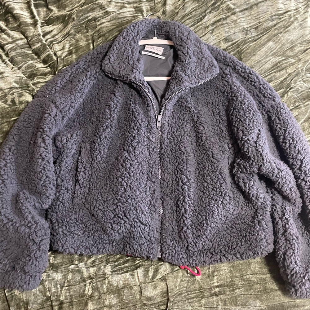 Small Grey Urban Outfitters Cozy Puffer